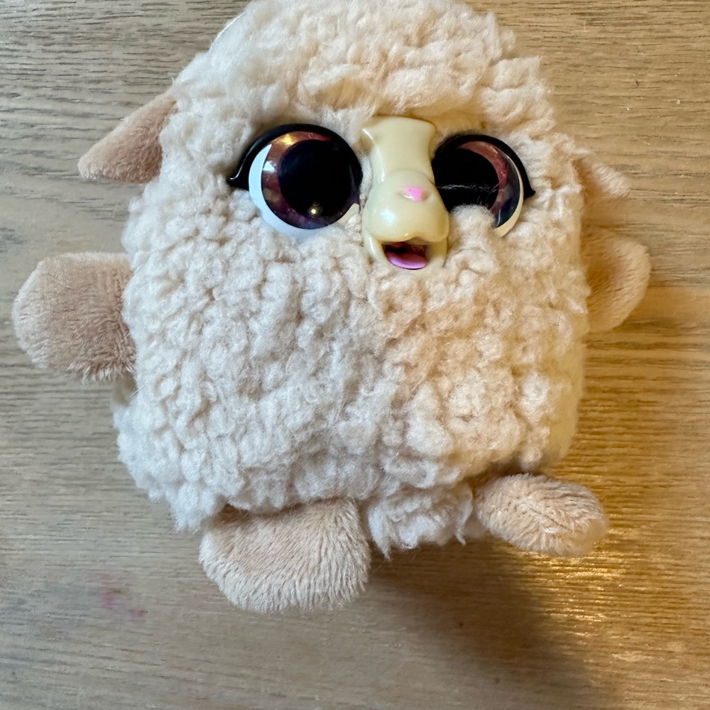 Adorable Cream Stuffed Animal Toy furby